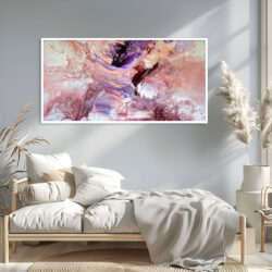 Origin #1 30" x 60" Mixed Acrylic Paints on Canvas By Gary Barnett